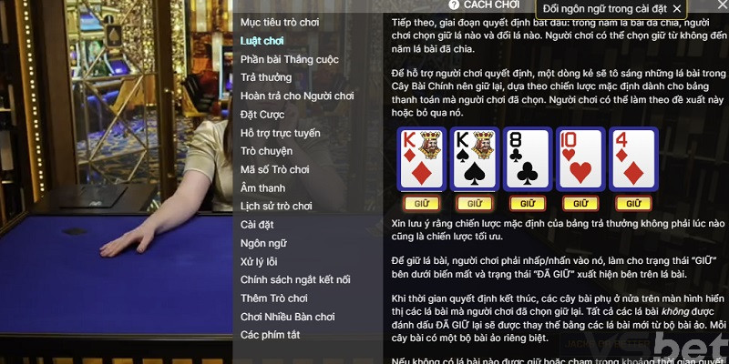 Giới thiệu luật chơi Texas Poker
