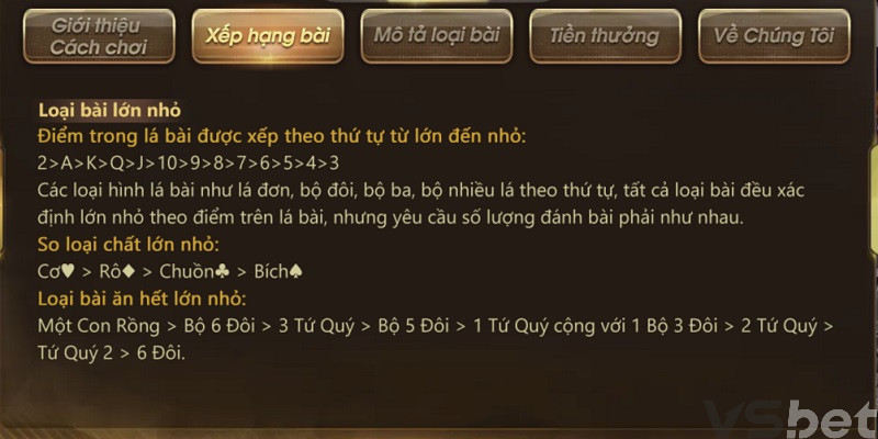 Luật xếp bài