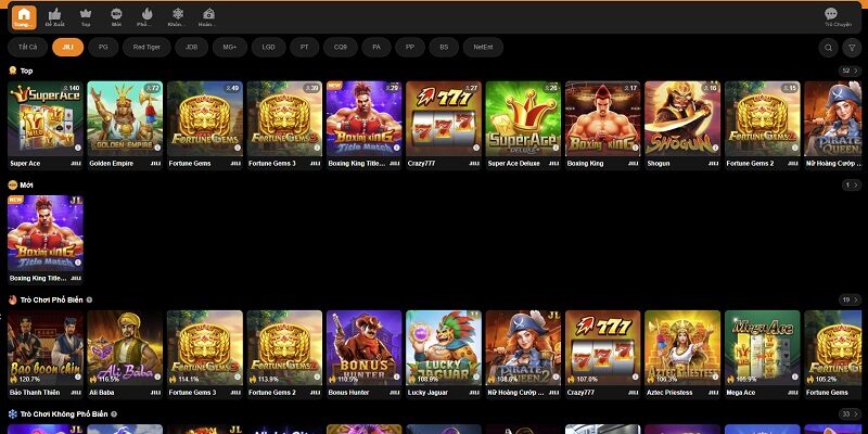 Thế mạnh của sảnh JILI tại VSBet Thế mạnh của sảnh JILI tại VSBet