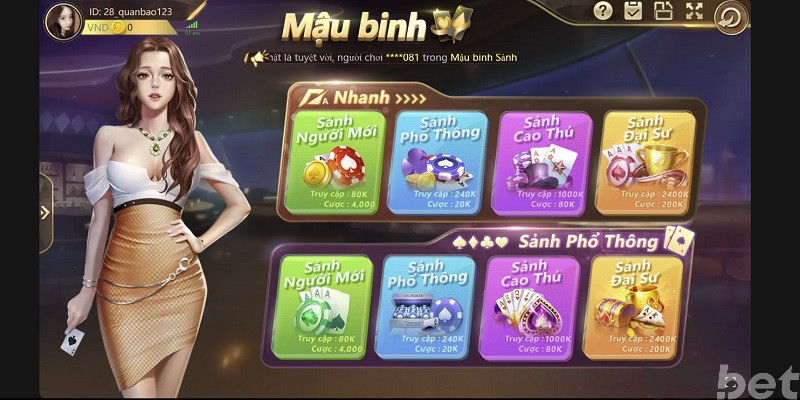 Tổng quan game mậu binh VSbet